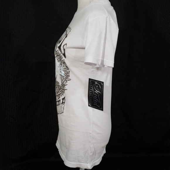 NWT! Sinful by Affliction t-shirt juinors - Picture 2 of 6